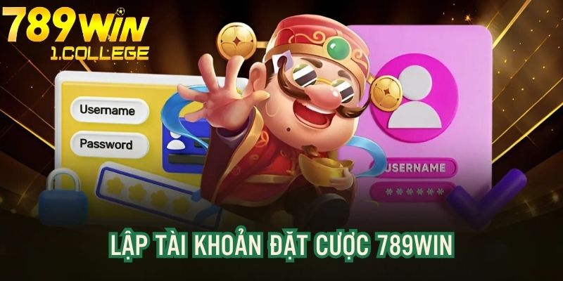 Thao tác đơn giản để lập tài khoản nhà cái 789win